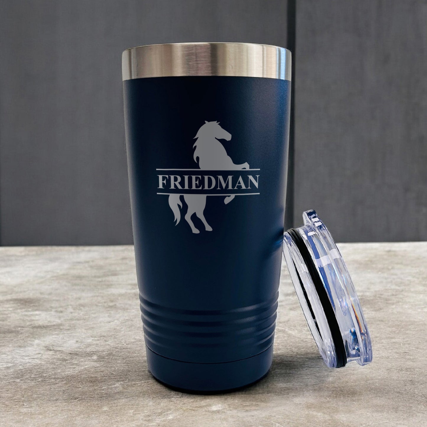 Equestrian Horse Personalized 20 oz. Stainless Steel Tumbler