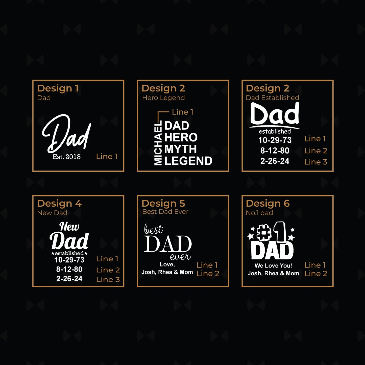 Dad Personalized 50 Caliber Ammo Box with Pint Glasses Set - 3pc