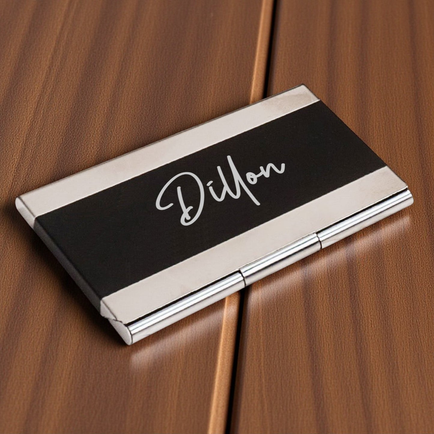 Signature Personalized Business Card Case