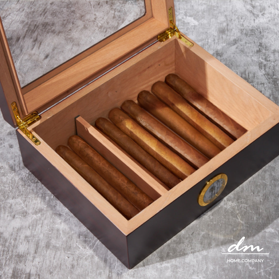 Bitcoin Cryto Personalized Cigar Humidor 50 Count