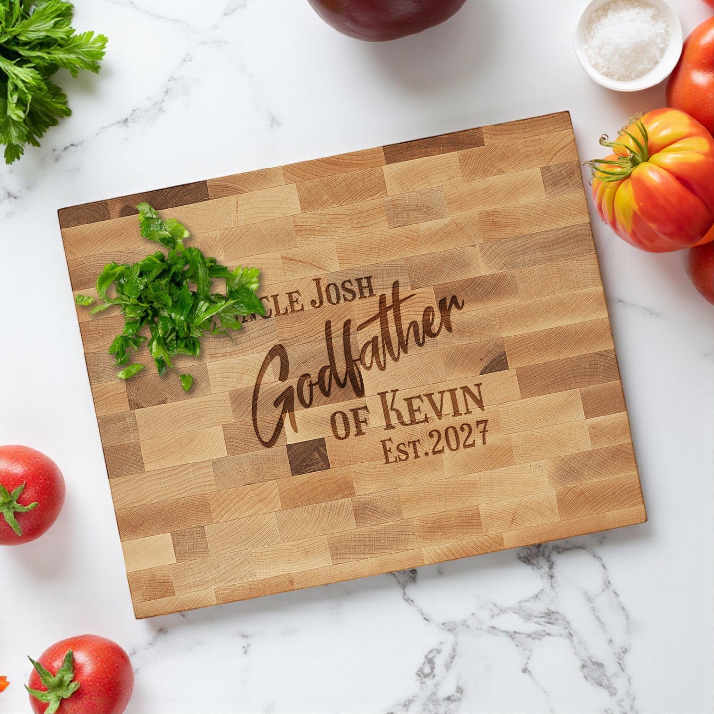 Godfather Personalized Butcher Block Cutting Board