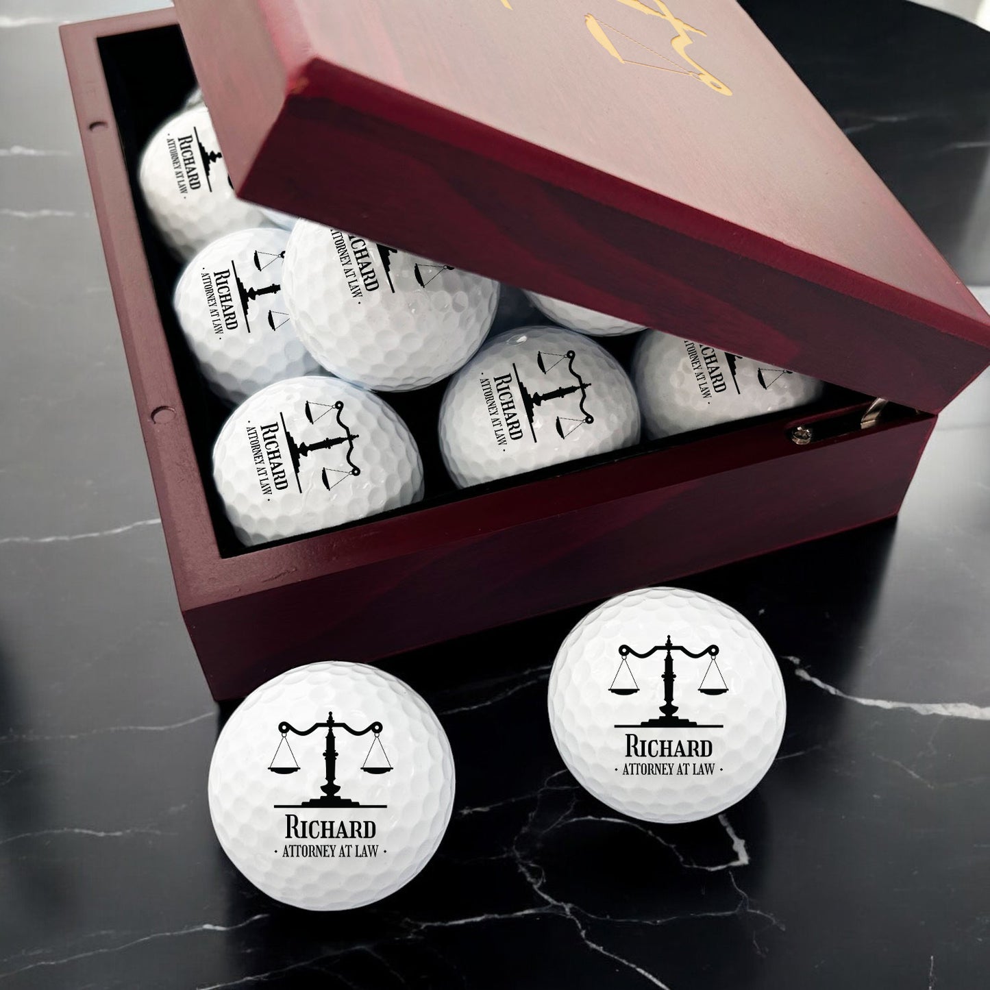 Lawyer Personalized Golf Ball Gift Set