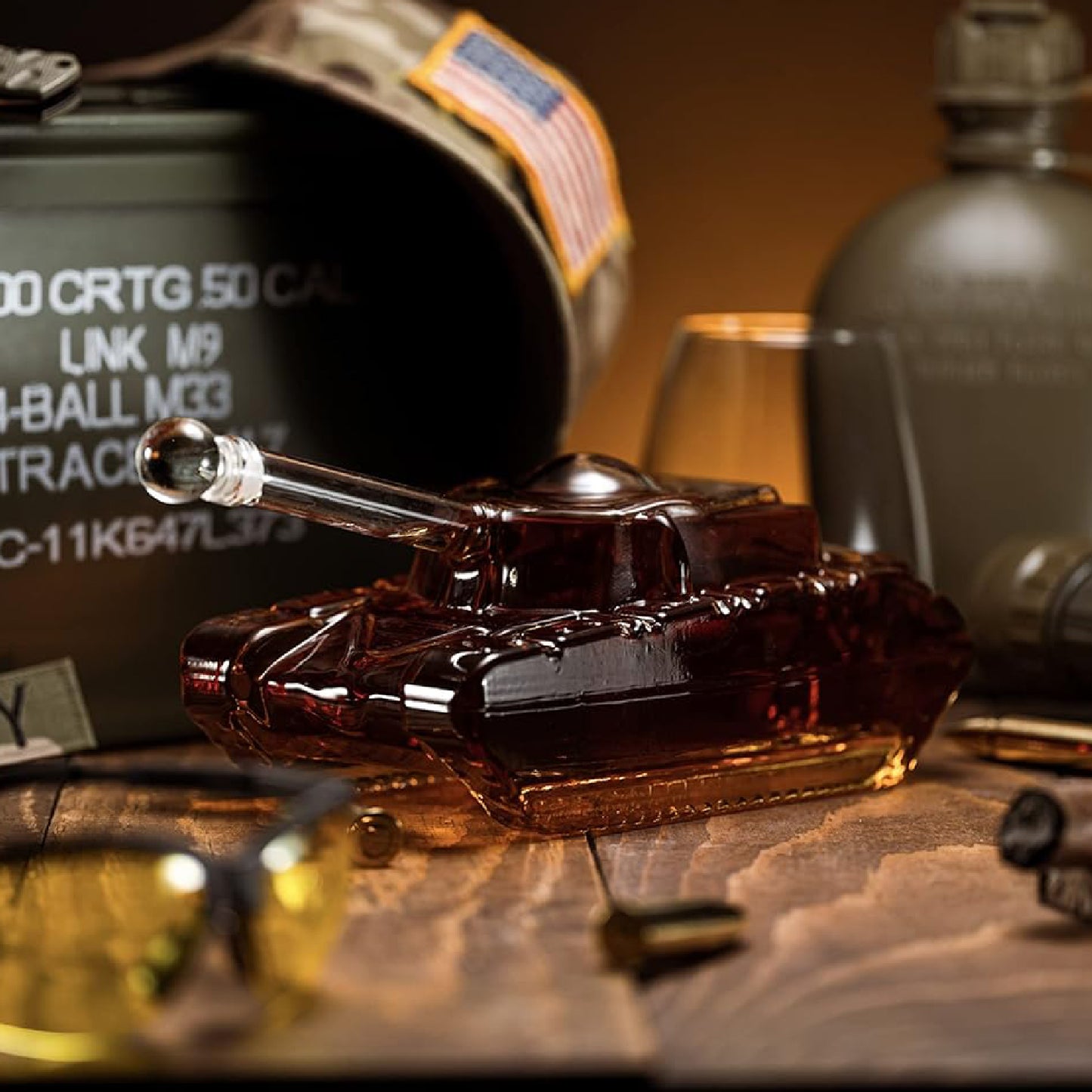 Tank Personalized Whiskey Decanter