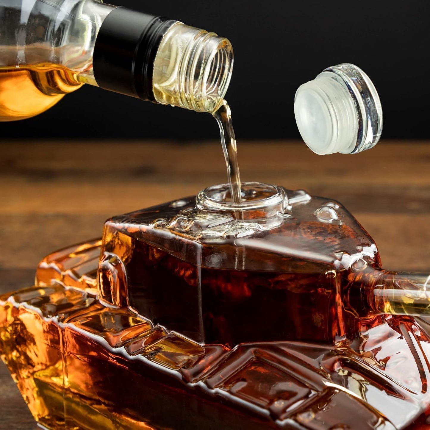 Tank Personalized Whiskey Decanter