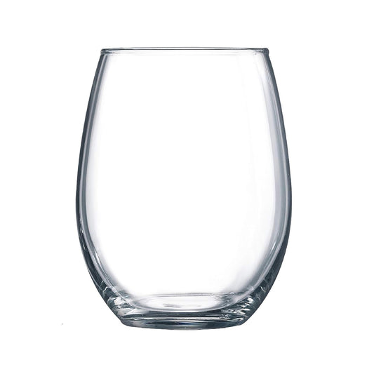 Arcoroc Perfection Stemless Wine Glass – Elegant 15 oz Glassware by Arc Cardinal (12/Case)