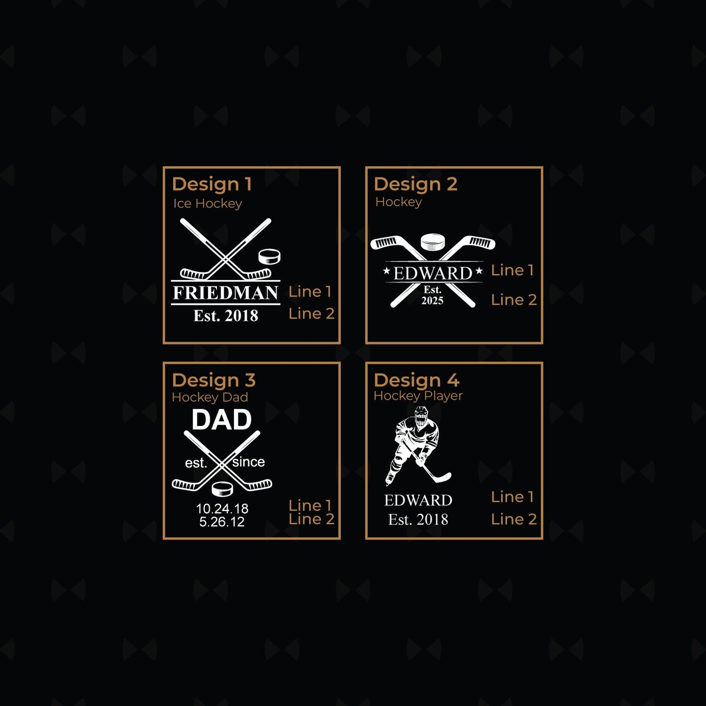 Hockey Personalized Round Slate Paddle Cheese Board