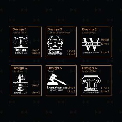 Lawyer Personalized Round Slate Paddle Cheese Board