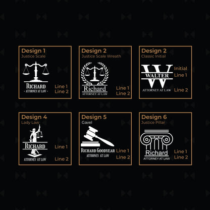 Lawyer Engraved Highball Glass
