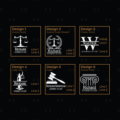 Lawyer Personalized Glass Cutting Board
