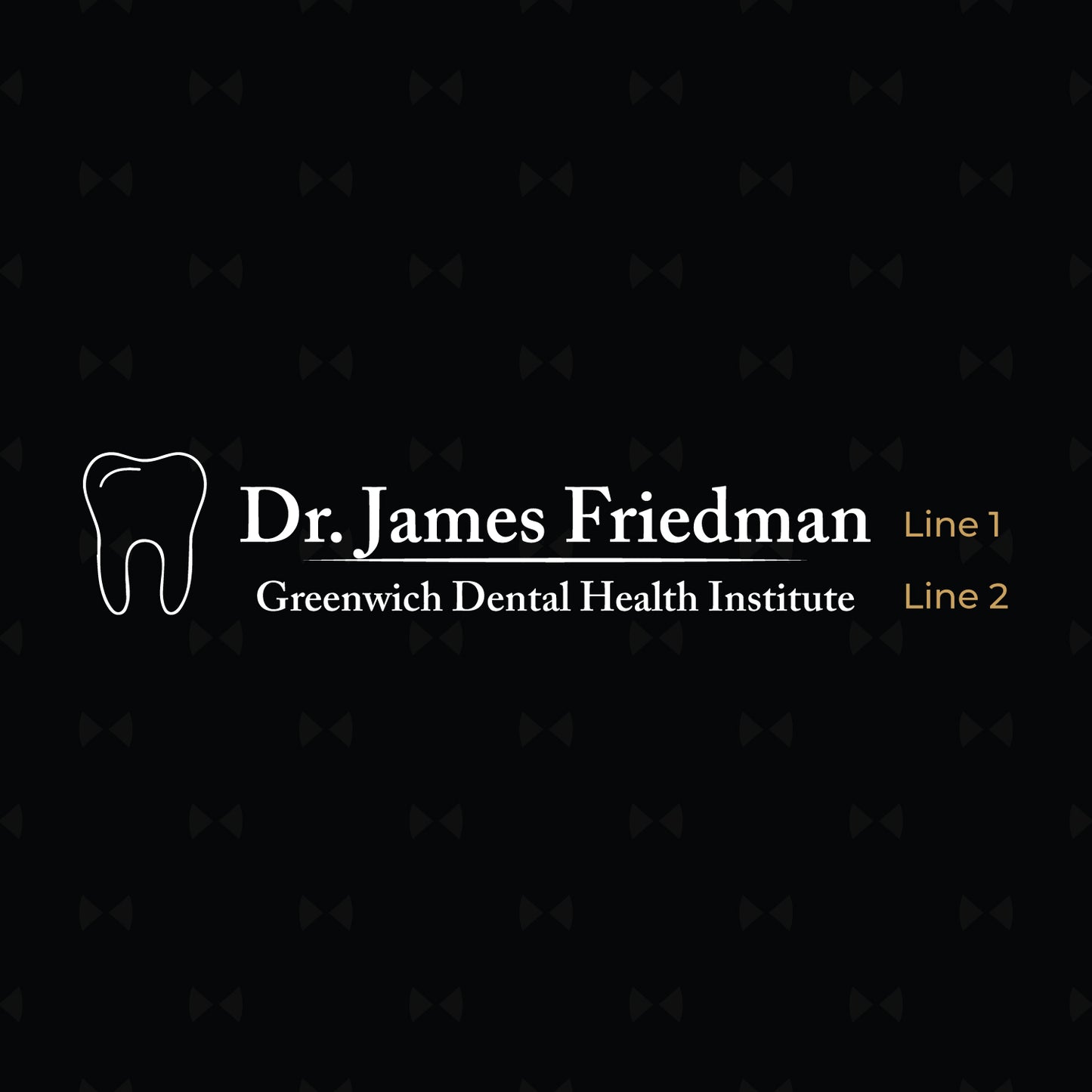 Dentist Engraved Personalized Leather Name Plate with Business Card Holder