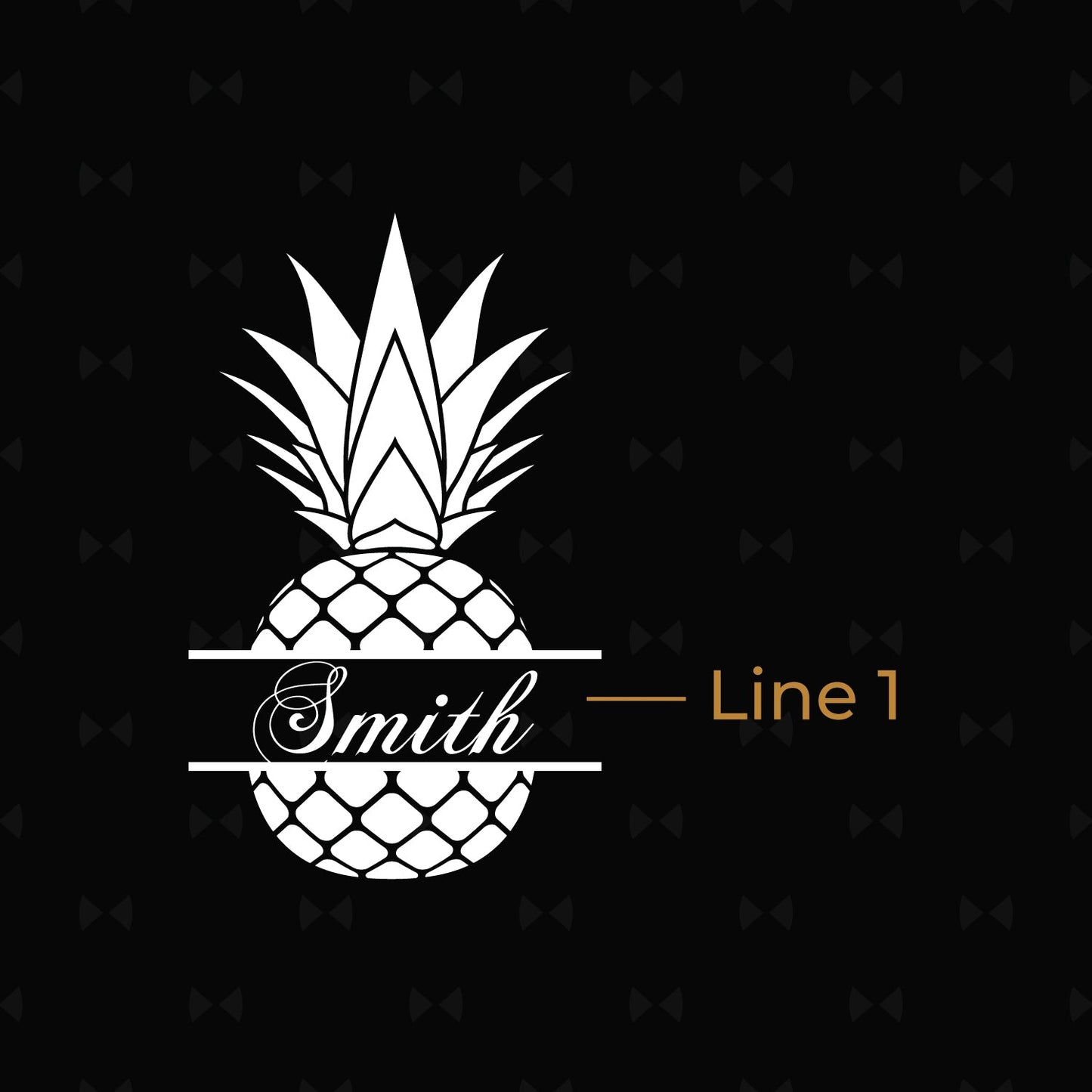 Pineapple Personalized Metal Flask