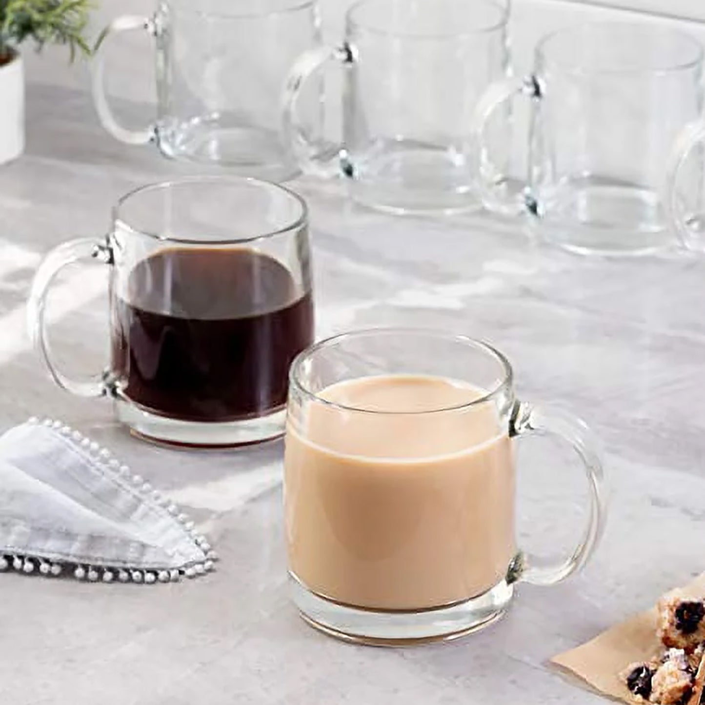 Arcoroc Nordic Glass Coffee Mug 12.5 oz Glassware by Arc Cardinal (24/Case)