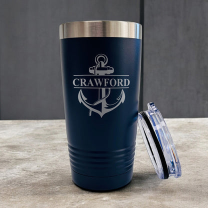 Anchor Personalized 20 oz. Stainless Steel Tumbler