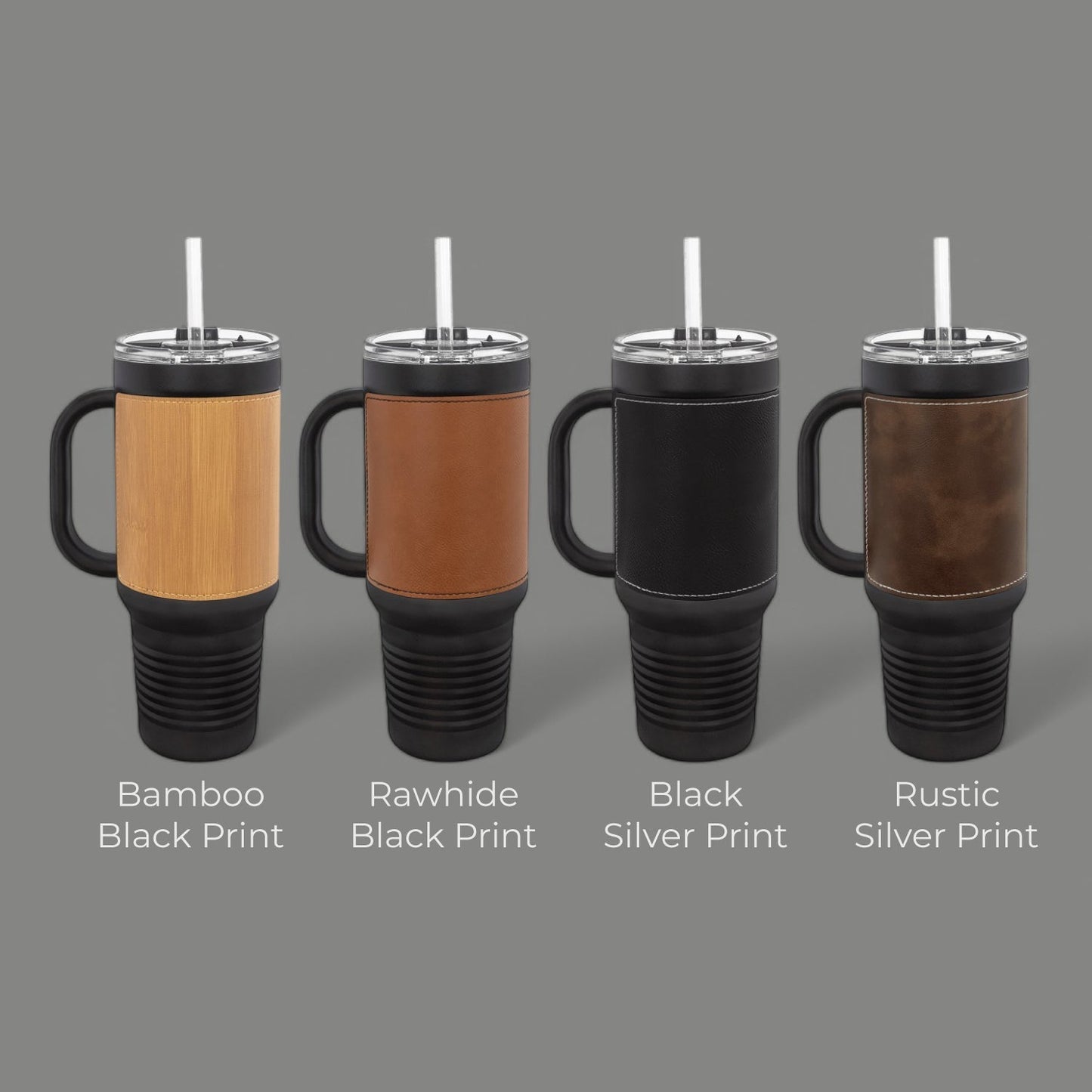 Godfather Padrino Personalized 40 oz Leather Tumbler
