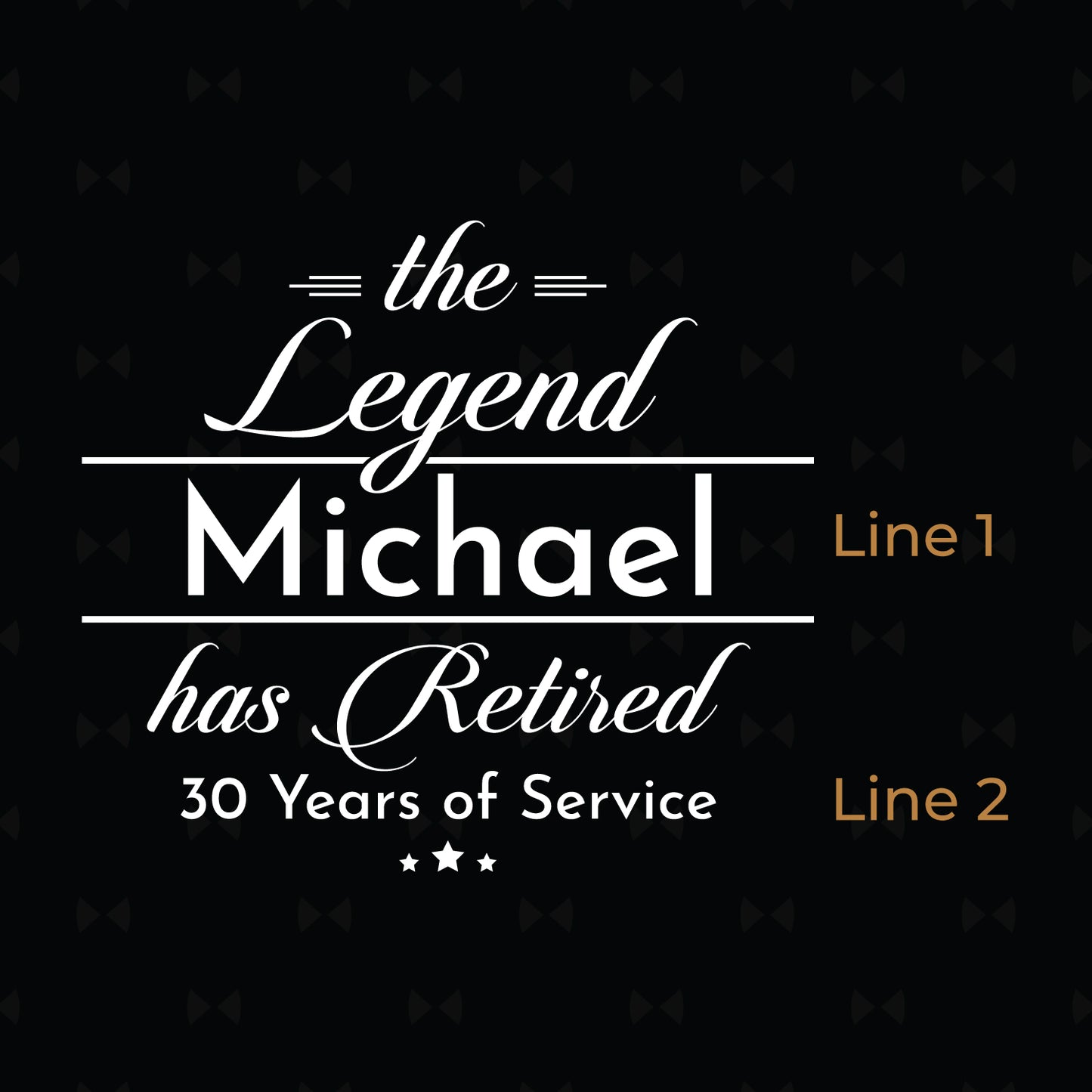 The Legend Has Retired Personalized Leather Flask Set