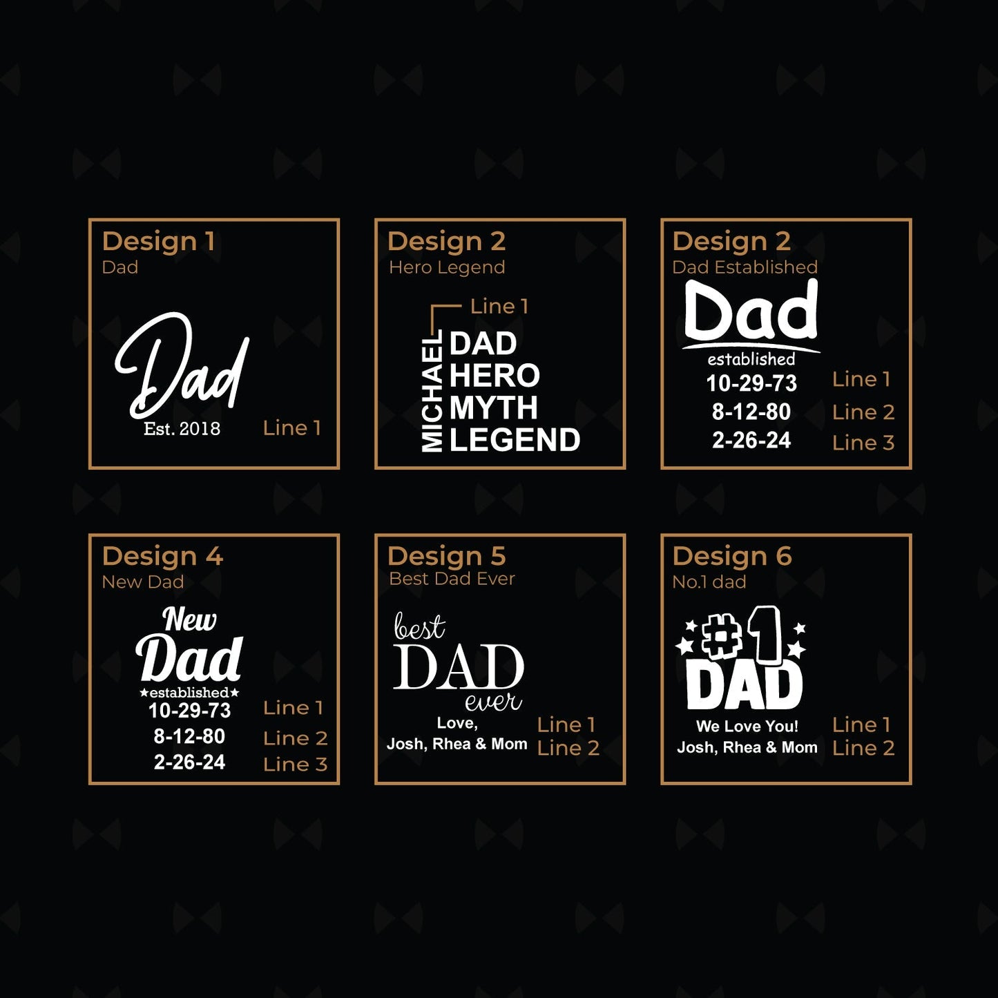 Dad Personalized Round Slate Paddle Cheese Board