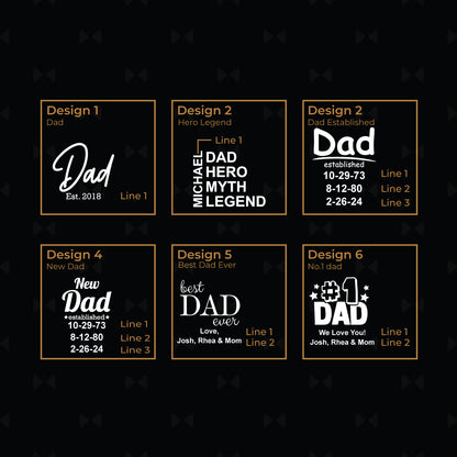 Dad Personalized Charcuterie Board with Spreader