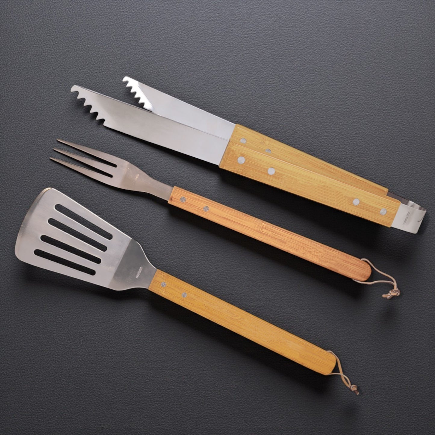 Godmother Personalized Bamboo Barbeque Tools Gift Set