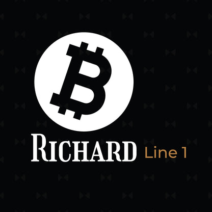 Bitcoin Crypto Personalized Leather Travel Jewelry Case