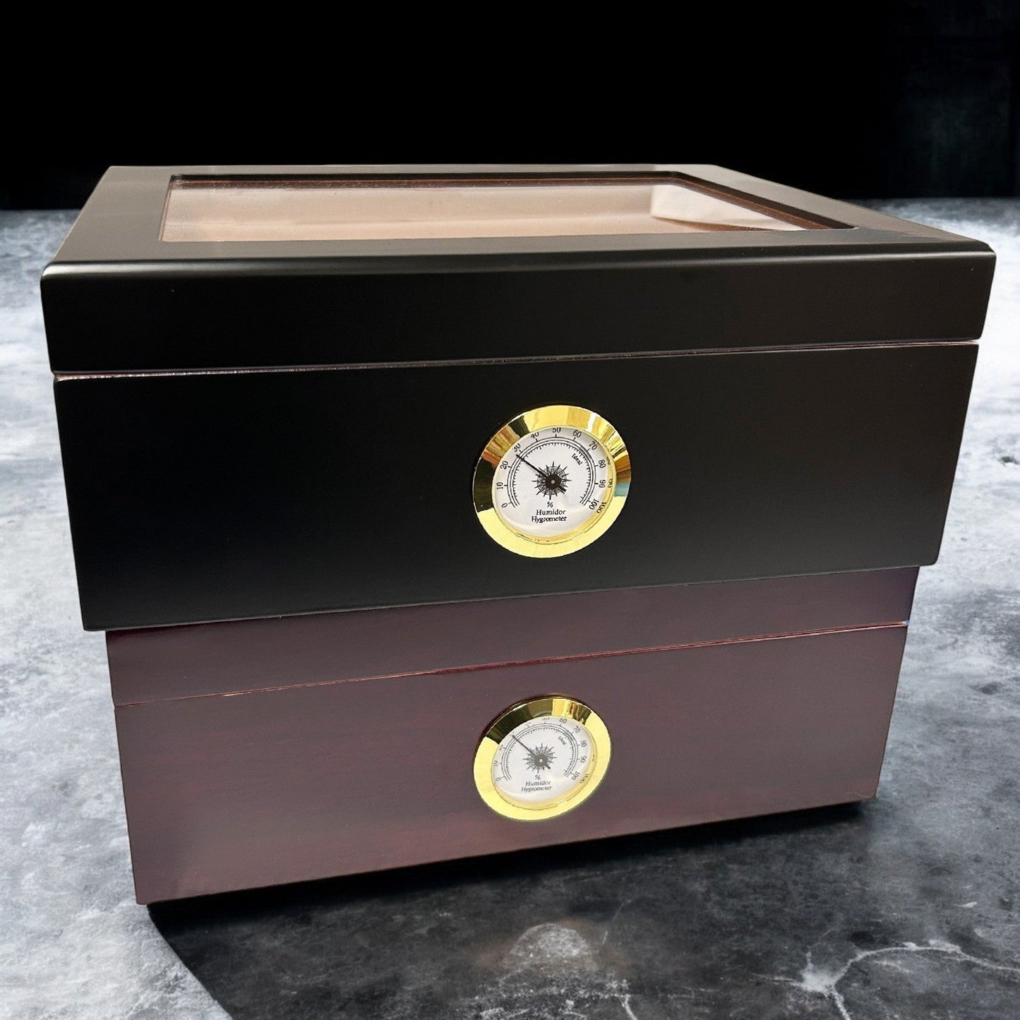 Firefighter Personalized Cigar Humidor 50 Count
