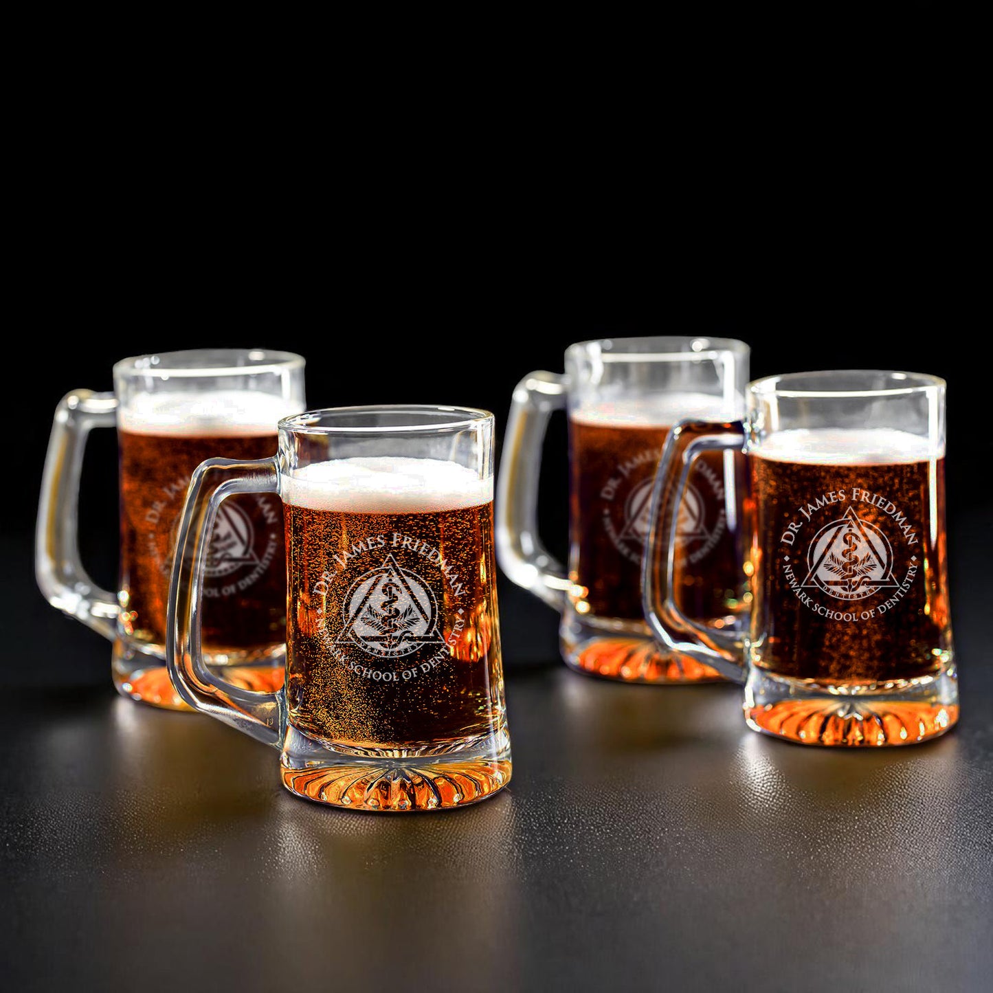 Medical Professionals Personalized Beer Mug Glass Set - 4pc