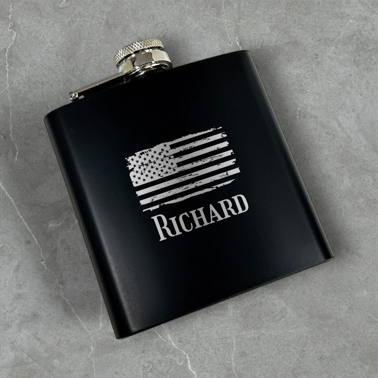 Patriotic Personalized Flask