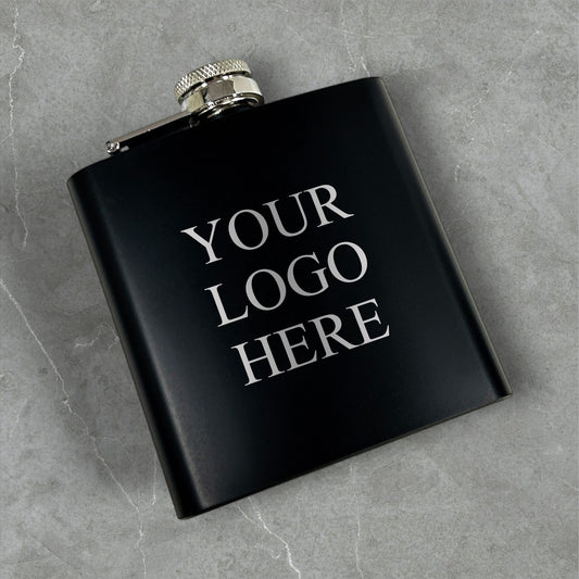 Custom Logo Personalized Metal Flask