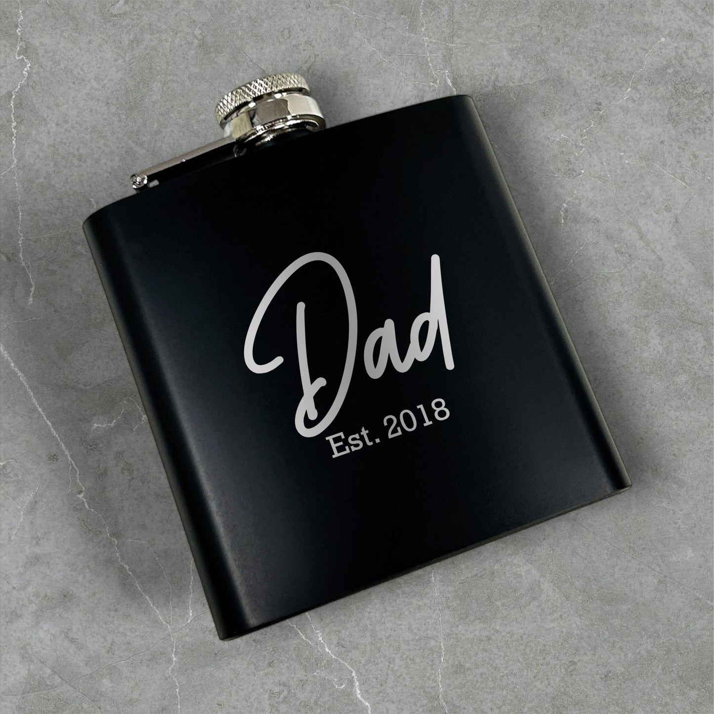 Dad Personalized Metal Flask