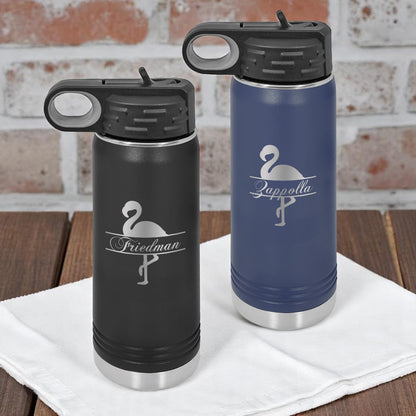 Flamingo Personalized 20 oz Insulated Water Bottle