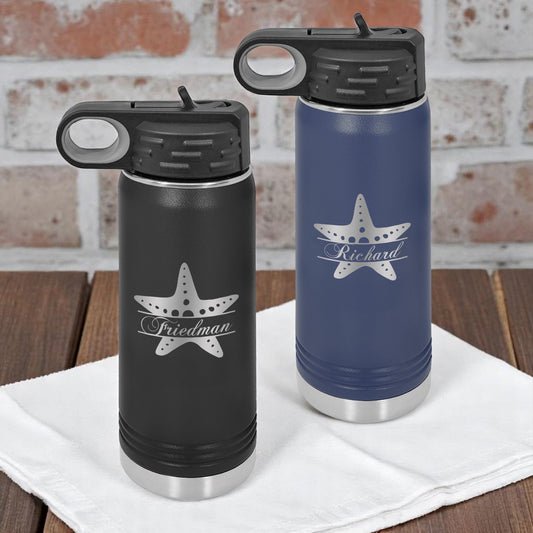 Starfish Personalized 20 oz Insulated Water Bottle