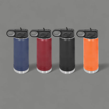 The Legend Has Retired Personalized 20 oz Insulated Water Bottle