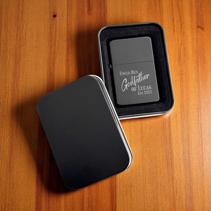 Godfather Personalized Cigarette Ashtray and Lighter