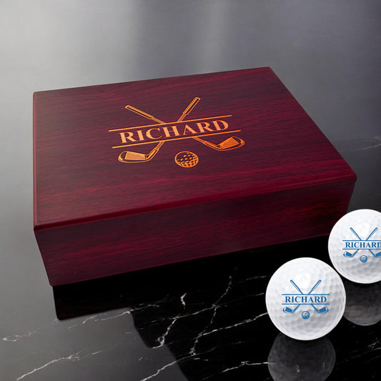 Golf Personalized Golf Ball Gift Set