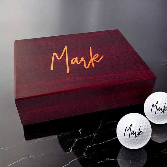 Signature Collection Personalized Golf Ball Gift Set