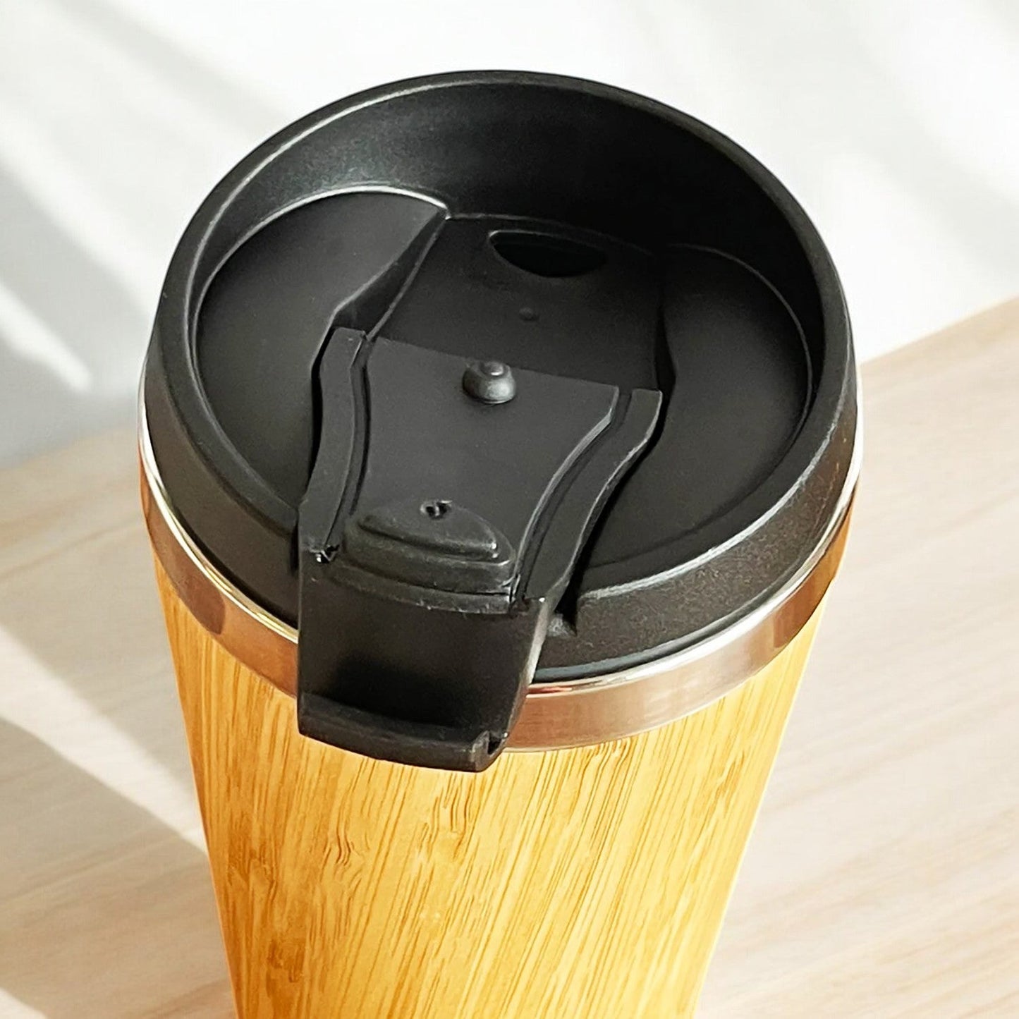 Godmother Personalized 15 oz Bamboo Stainless Steel Tumbler