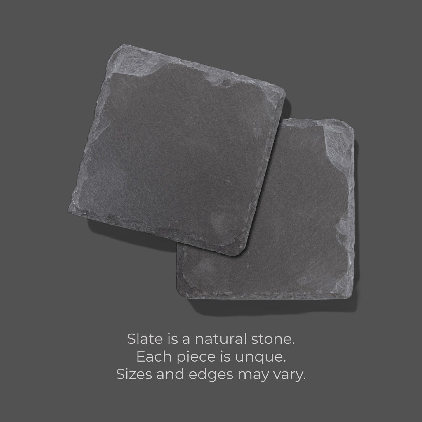 Godfather Padrino Personalized Slate Coasters, Set of 4