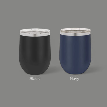 The Legend Has Retired Personalized 12 oz Stemless Wine Cup